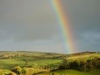 Rainbow over Dick Turpin Cottage Rainbow over Dick Turpin Cottage